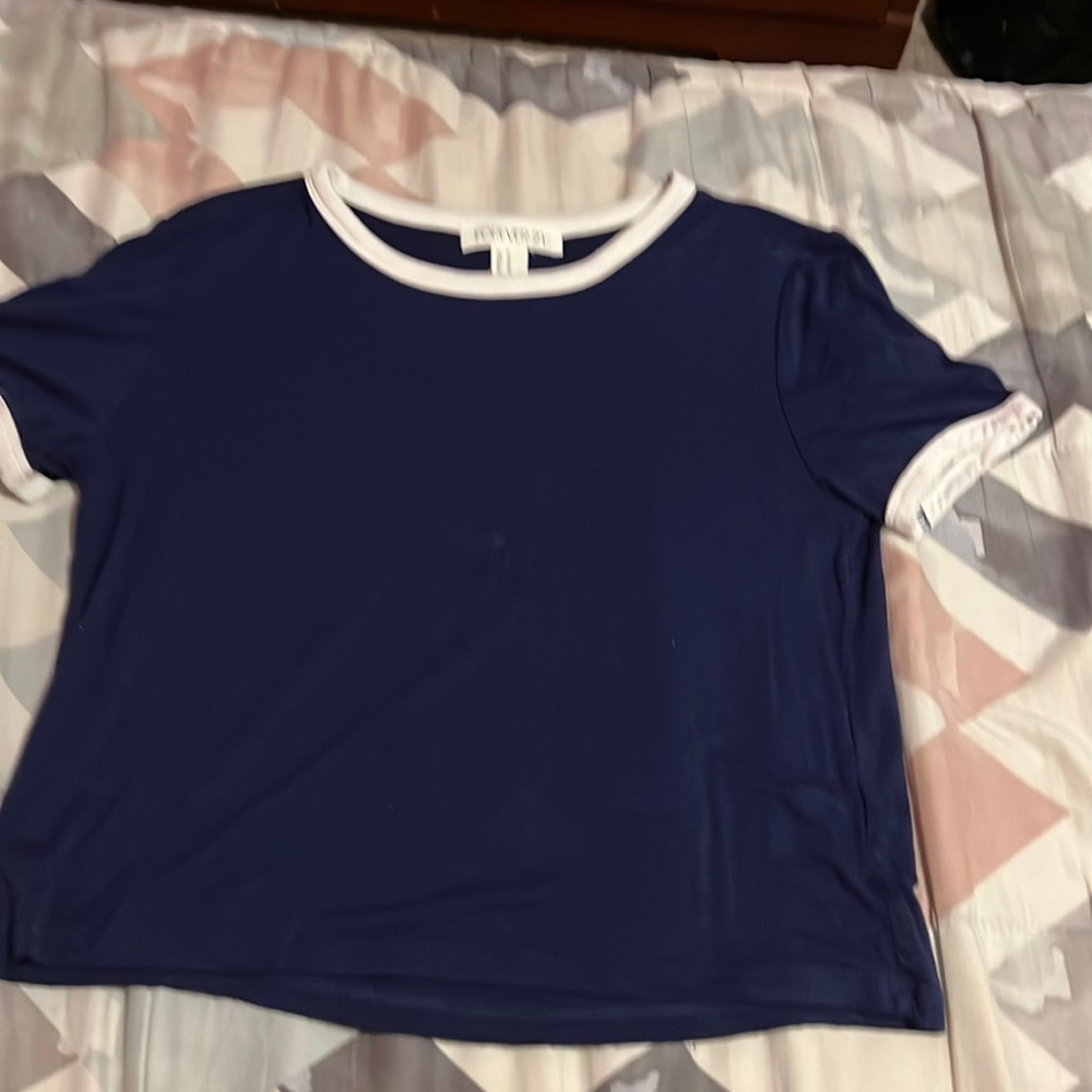 Forever 21 blue shirt